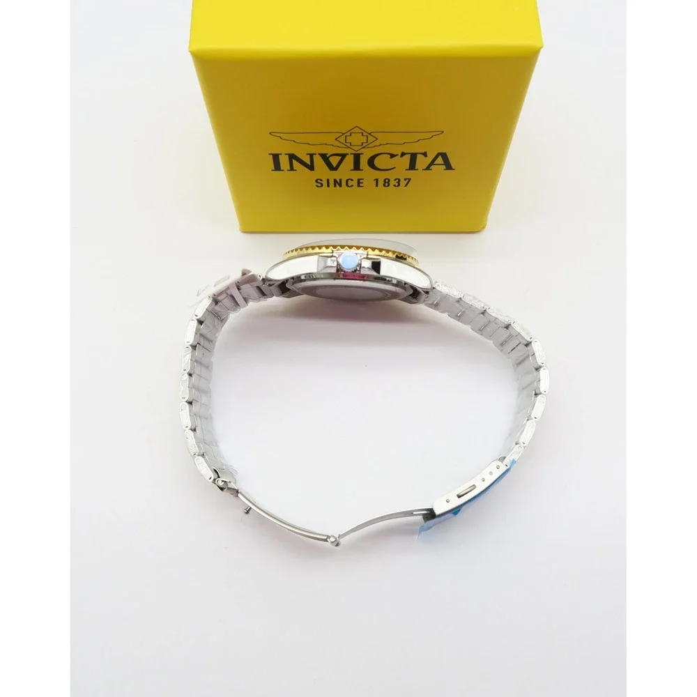 Invicta Pro Diver Vitreos Mens Watch 42mm Two Tone Gold Steel 69398 New